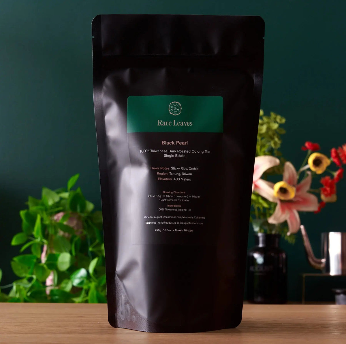 Black Pearl — Single Estate Dark Roasted Oolong Tea