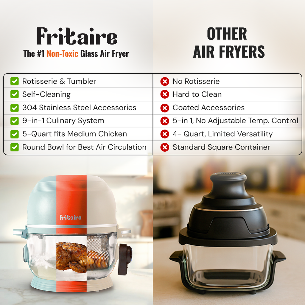 Classic Self-Cleaning Air Fryer™ & Non-Toxic Air Fryer™ - Mauve Rose
